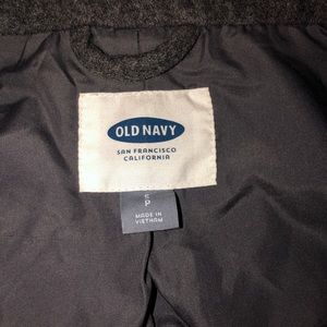 Old Nacy Gray Peacoat